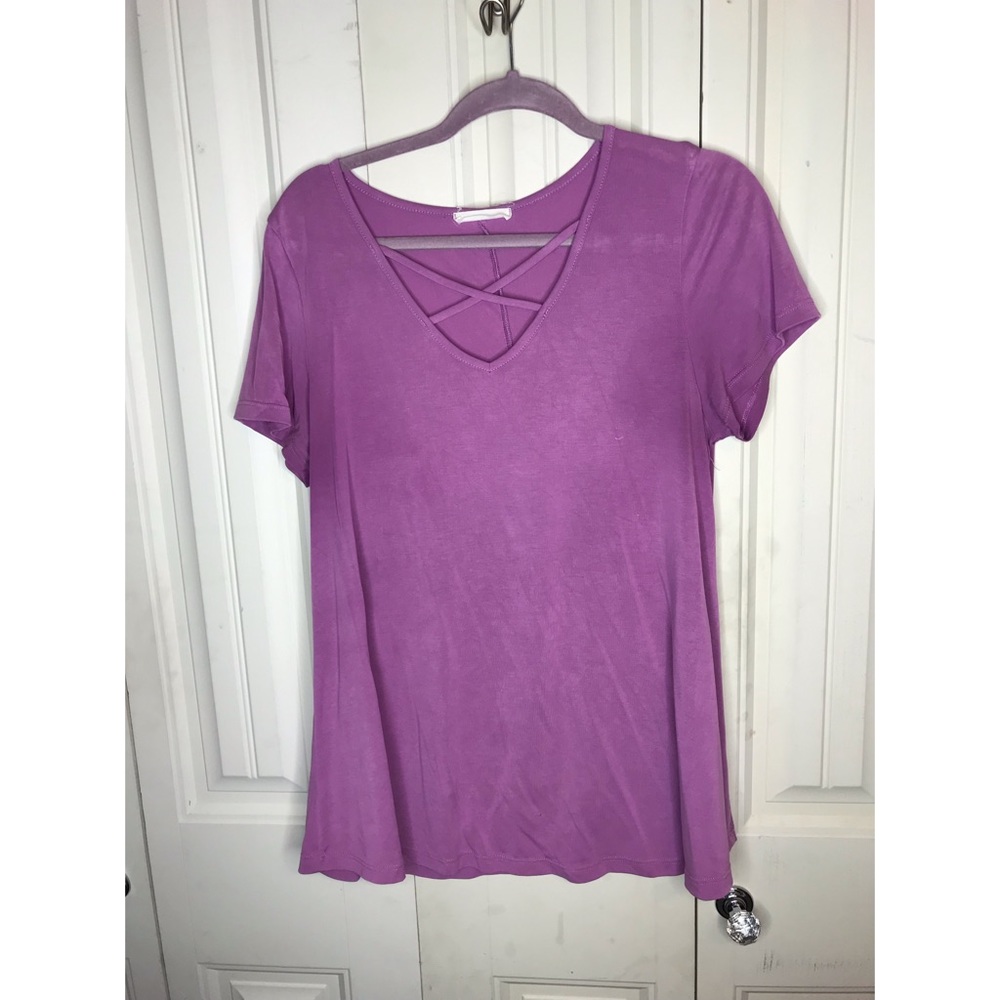 Boutique purple tee